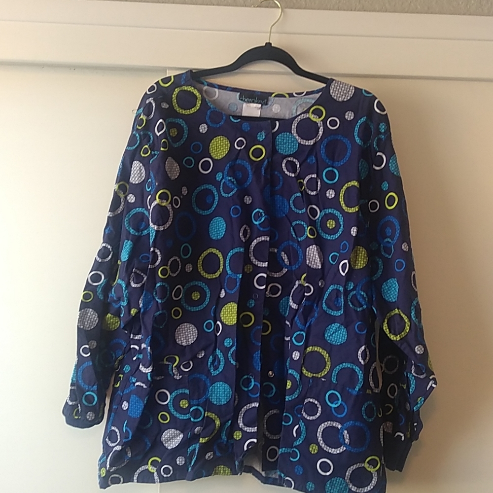 Cherokee scrub jacket